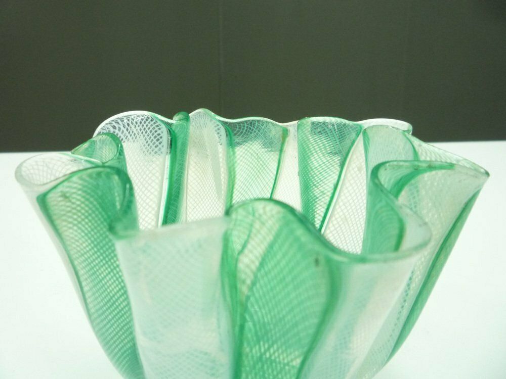 Venini Glass Handkerchief By Fulvio Bianconi, 1950s photo for sale