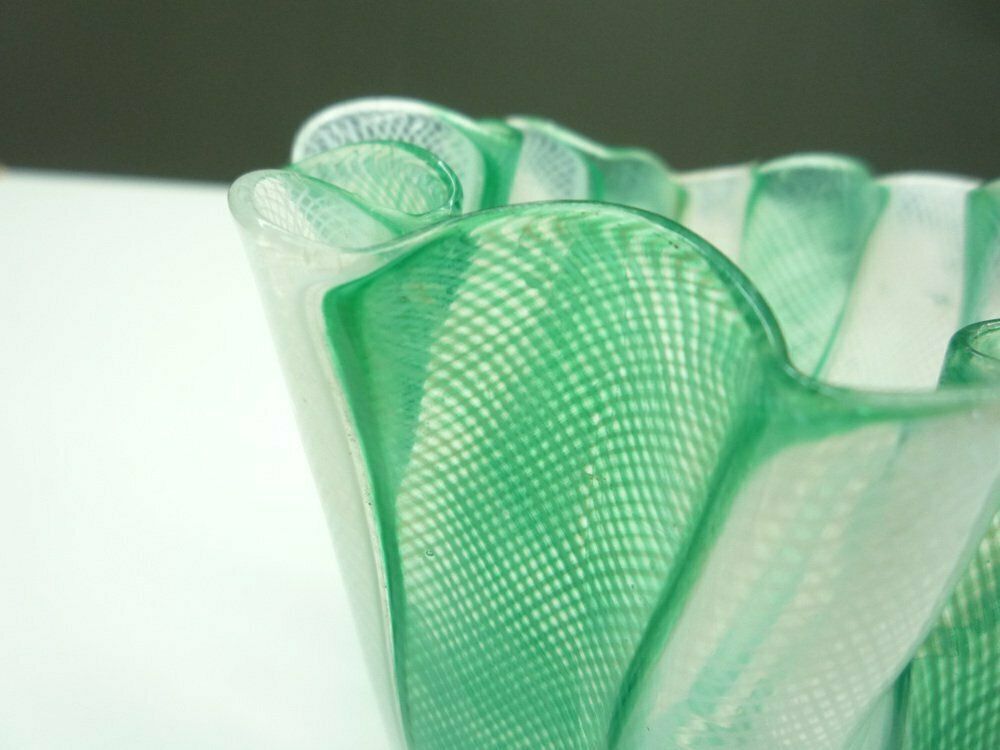 Venini Glass Handkerchief By Fulvio Bianconi, 1950s photo vinterior