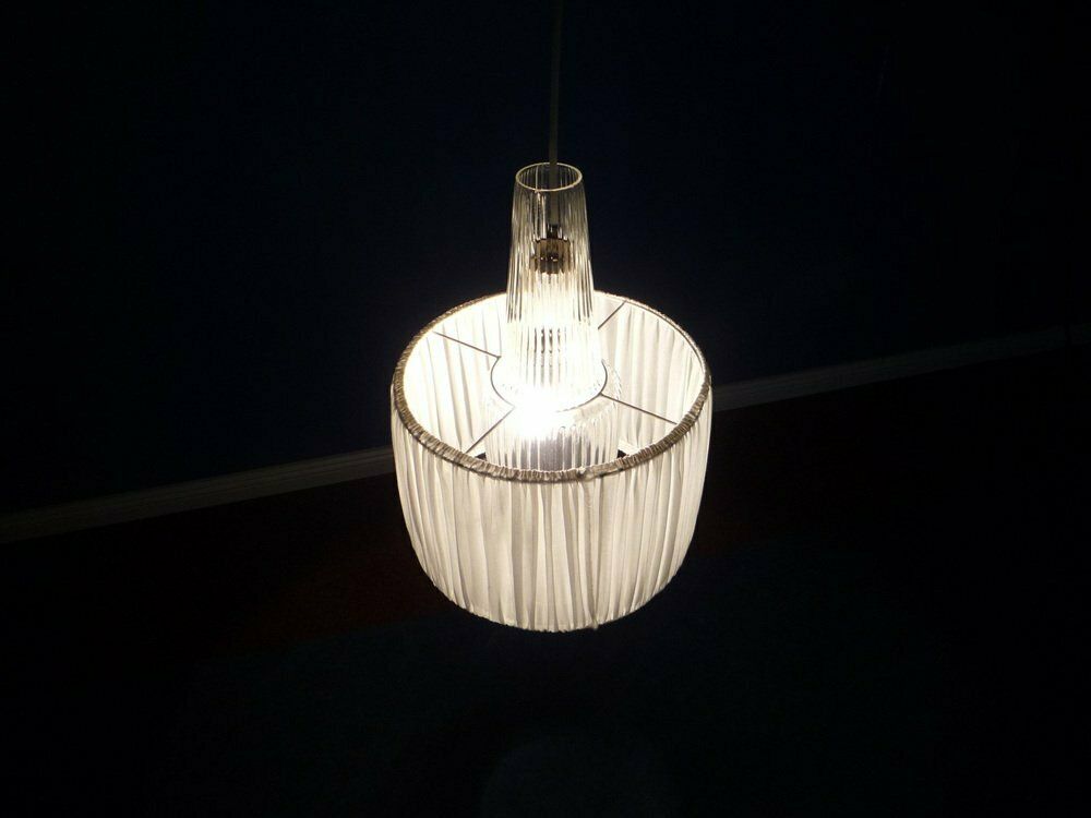 Glass Pendant Lamp By Alois Ferdinand Gangkofner For Peill And Putzler 1950s photo Lighting