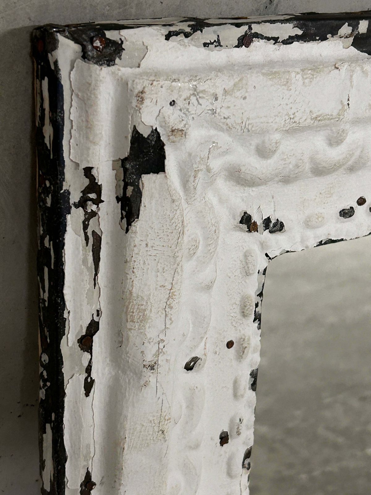 Pressed Tin Ceiling Tile Mirror photo for sale