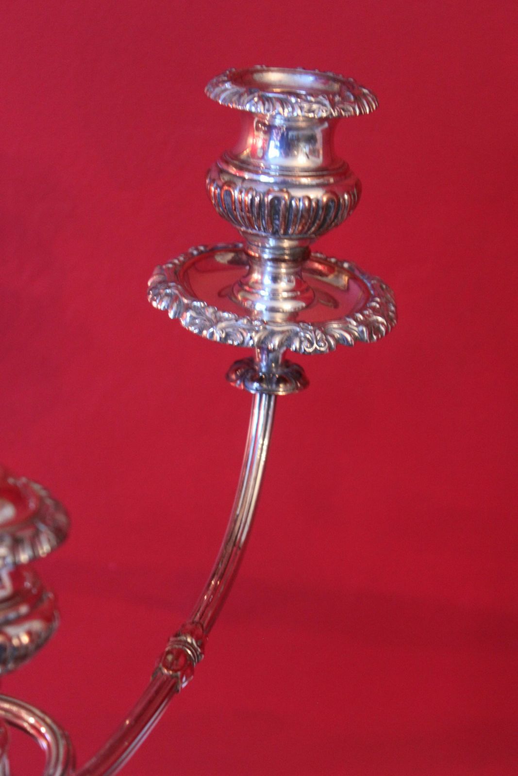 A Magnificent Pair Of Old Sheffield Plate Candelabra photo vinterior