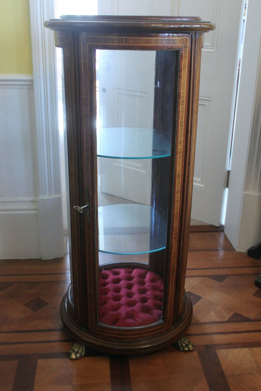 Late 19th Century Inlaid Vitrine/Bijouterie Cabinet photo for sale