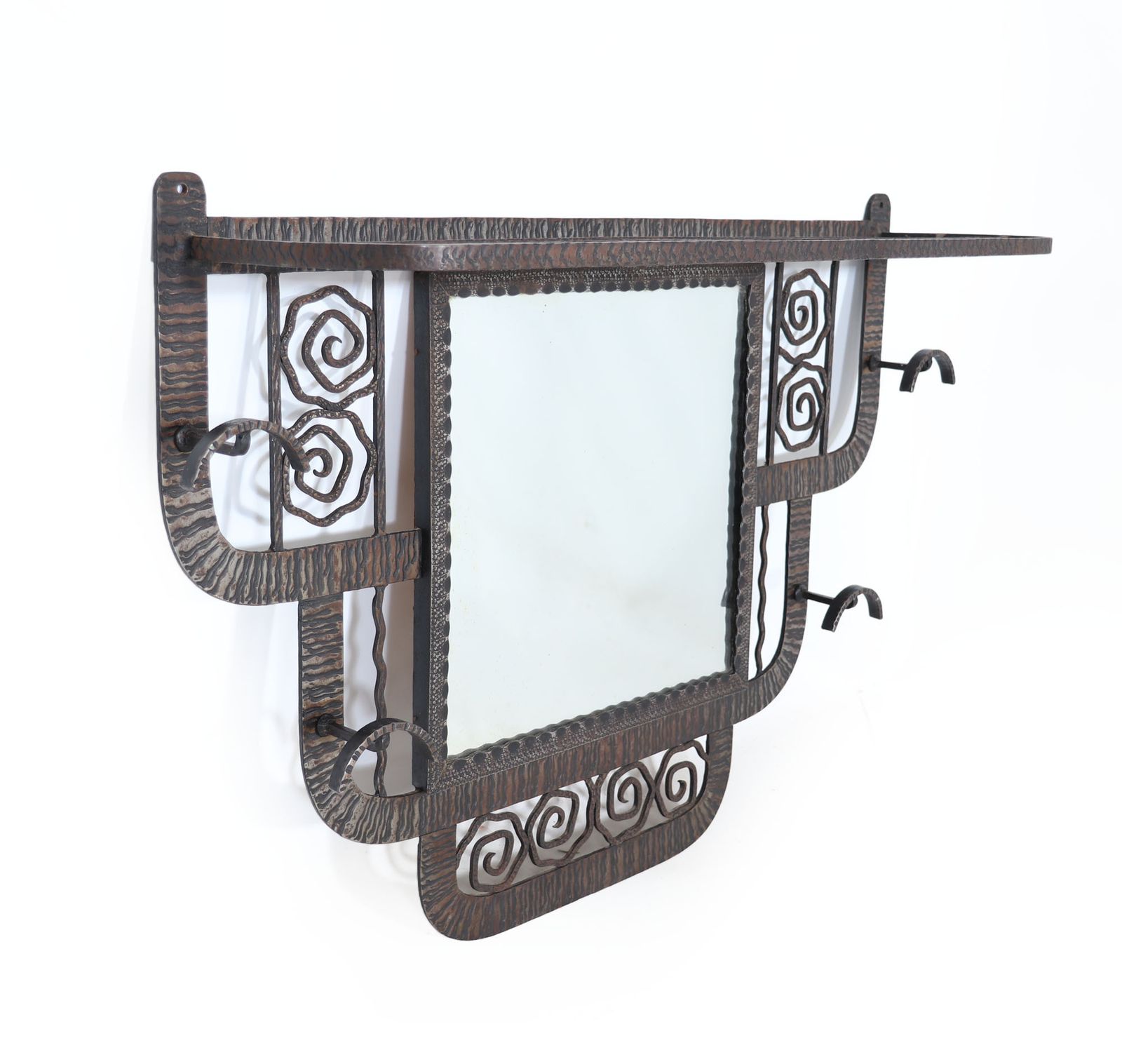 photo for sale Wrought Iron Coat Rack By Paul Kiss