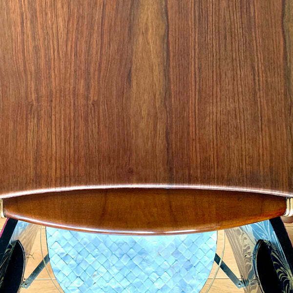 photo vintage Mid Century Modern Jacob Summer’s & Sons Cocktail Cabinet With Mother Of Pearl