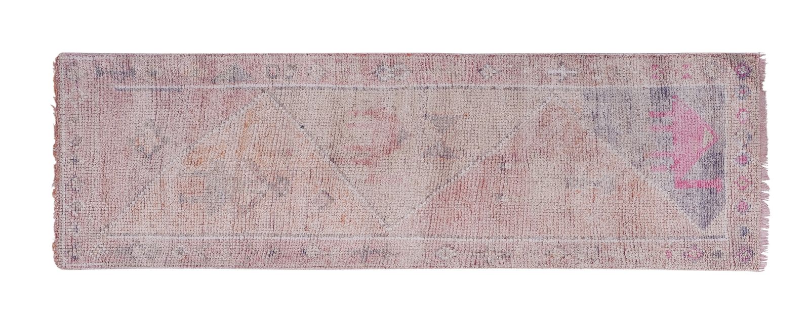 photo for sale Mid 20th Century Vintage Turkish Faded Rug 2'10'' X 8'9''