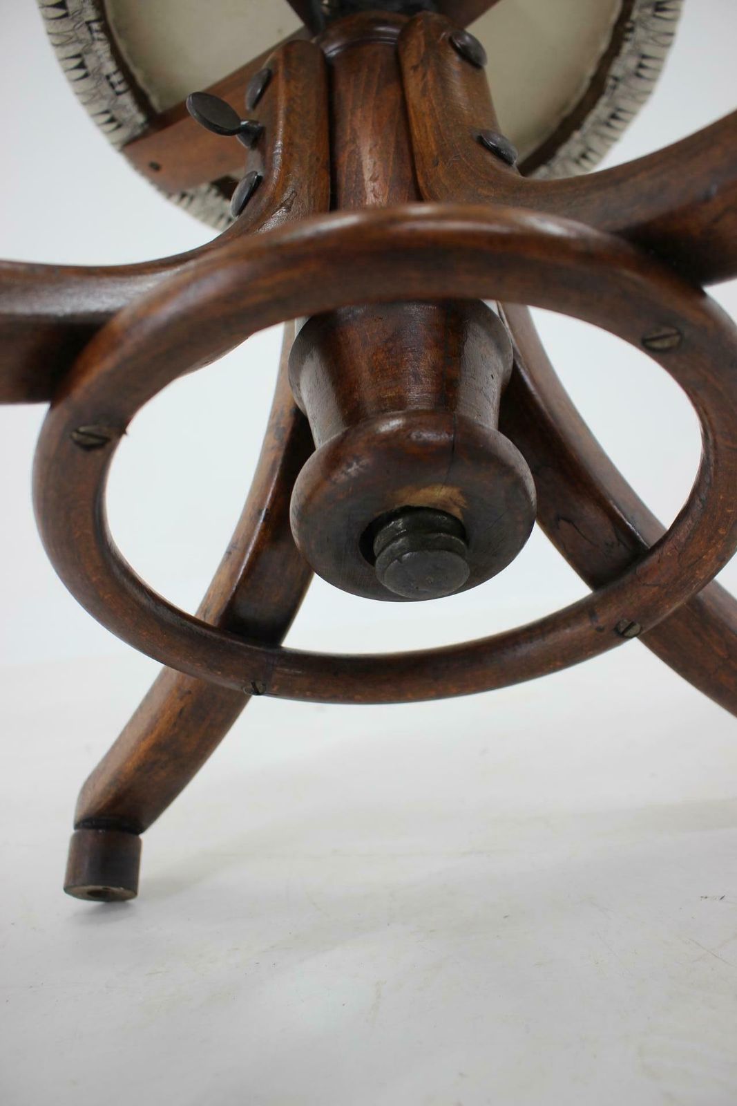 photo for sale 1930s Piano Bentwood Beech Stool ,Czechoslovakia