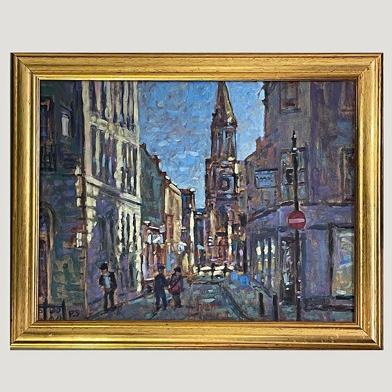 Paul Stephens, "The City Of Bath", Oil On Canvas