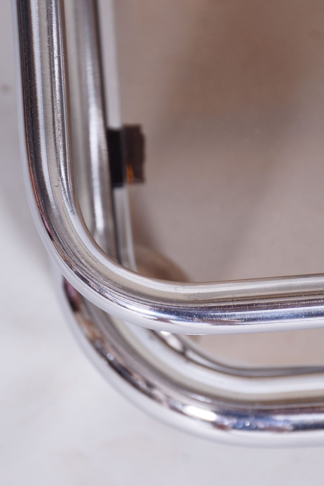 Original Mid Century Chrome Serving Trolley, Smoked Glass, Chrome Plated Steel, 1960s, Czechia photo vinterior