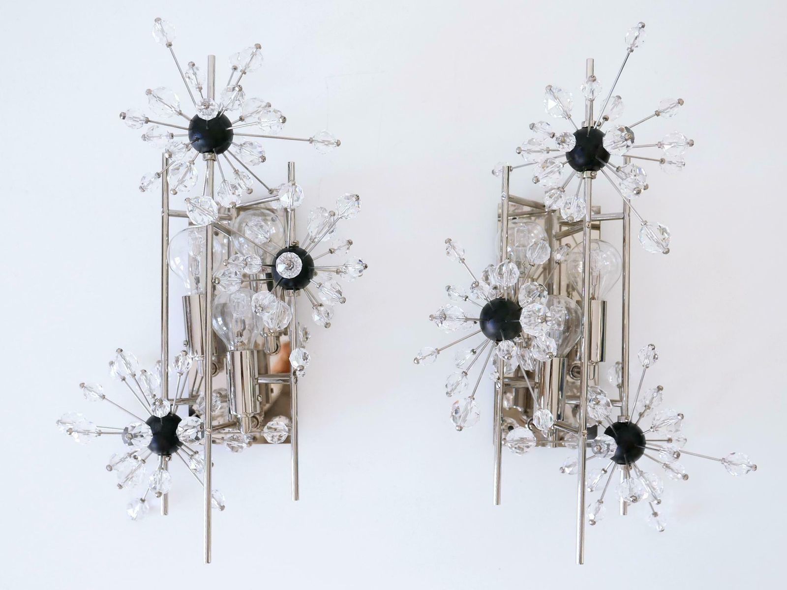 12587.0 Set Of Two Metropolitan Opera Foyer Sconces By Hans Harald Rath For Lobmeyr photo