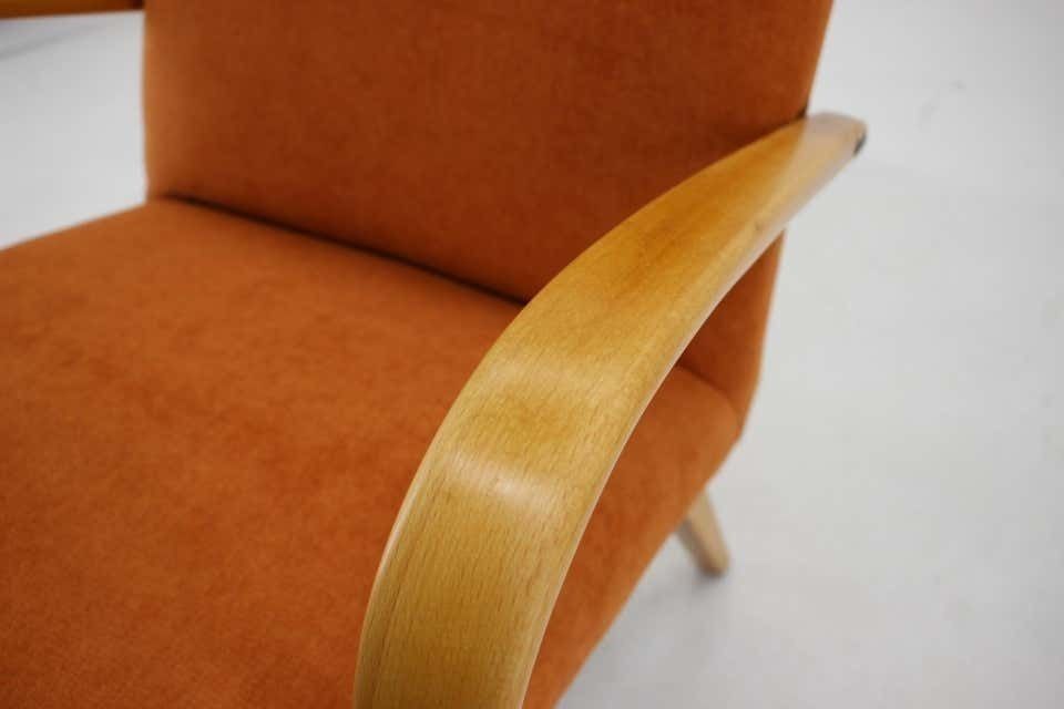 1960s Ton/Thonet Beech Armchair, Czechoslovakia photo buy
