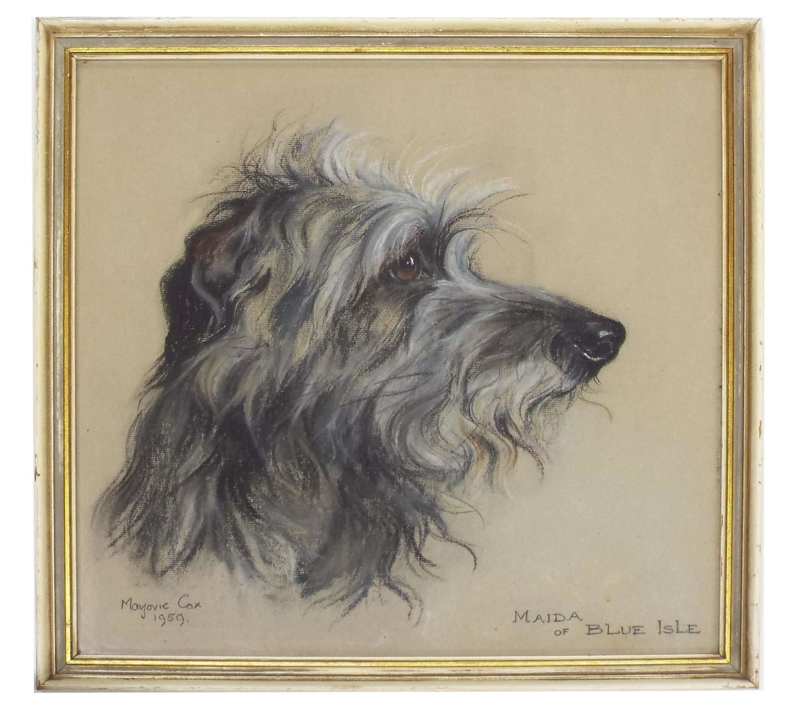 Marjorie Cox, "Maida Of Blue Isle: Study Of A Deerhound"