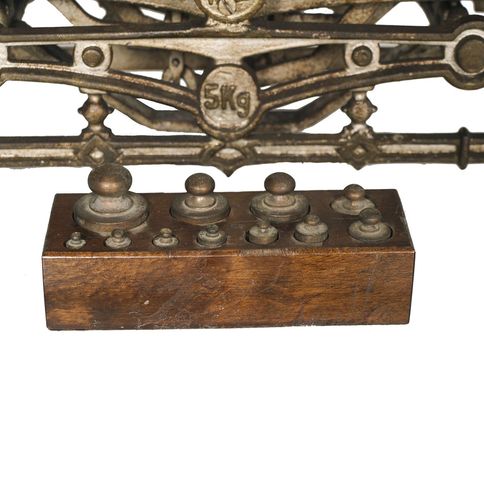 19th Century, J. Florenz Wien Chrome Steel Austrian Balance, 11 Brass Weights photo for sale