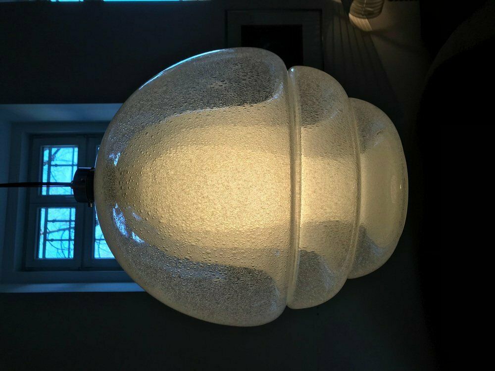 Ls 134 Medusa Glass Hanging Lamp Attributed To Carlo Nason For Mazzega, 1960s photo vintage