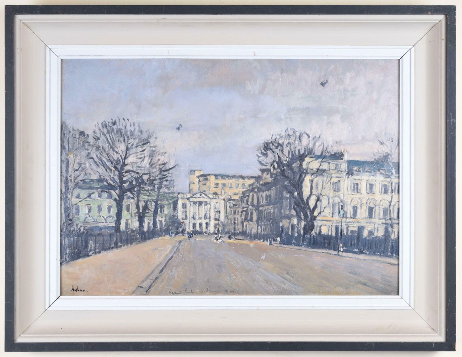 Regent's Park Barrage Balloons 1940 Oil Painting By Lord Paul Ayshford Methuen photo Art