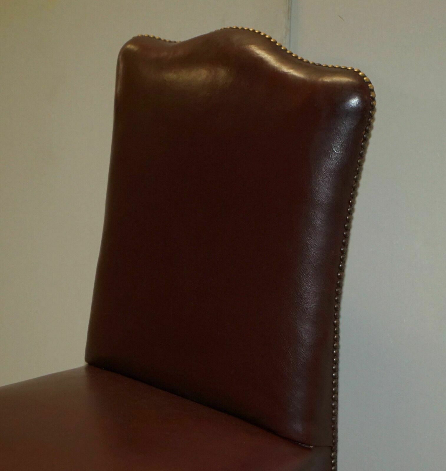 Pair Of Leather Office Chairs From Princess Diana's Family Estate Spencer House photo 4500.0