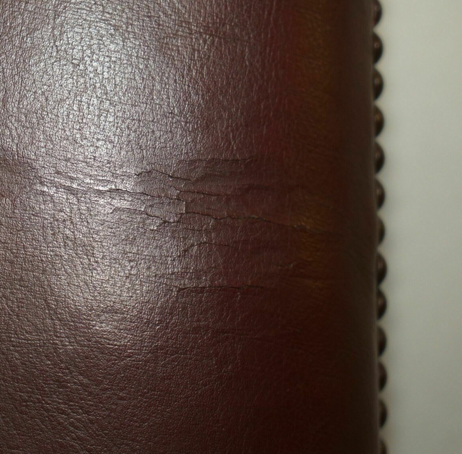 photo vinterior Leather Office Guest Chair From Princess Diana's Family Estate Spencer House
