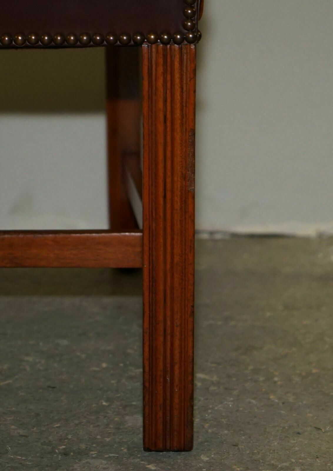 2950.0 Leather Carver Office Chair From Princess Diana's Family Estate Spencer House photo