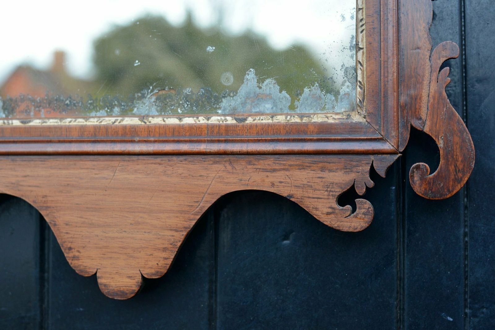 A 19th Century Swansea Mirror With Mercury Plate   C.1840 photo vinterior