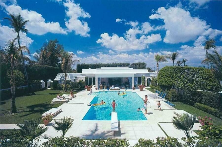 ‘Pool In Palm Beach’  Slim Aarons