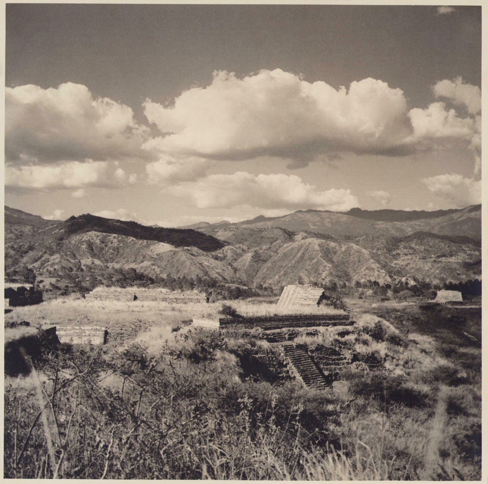 Hanna Seidel Guatemalan Landscape, Black And White Photograph, Ca. 1960s,