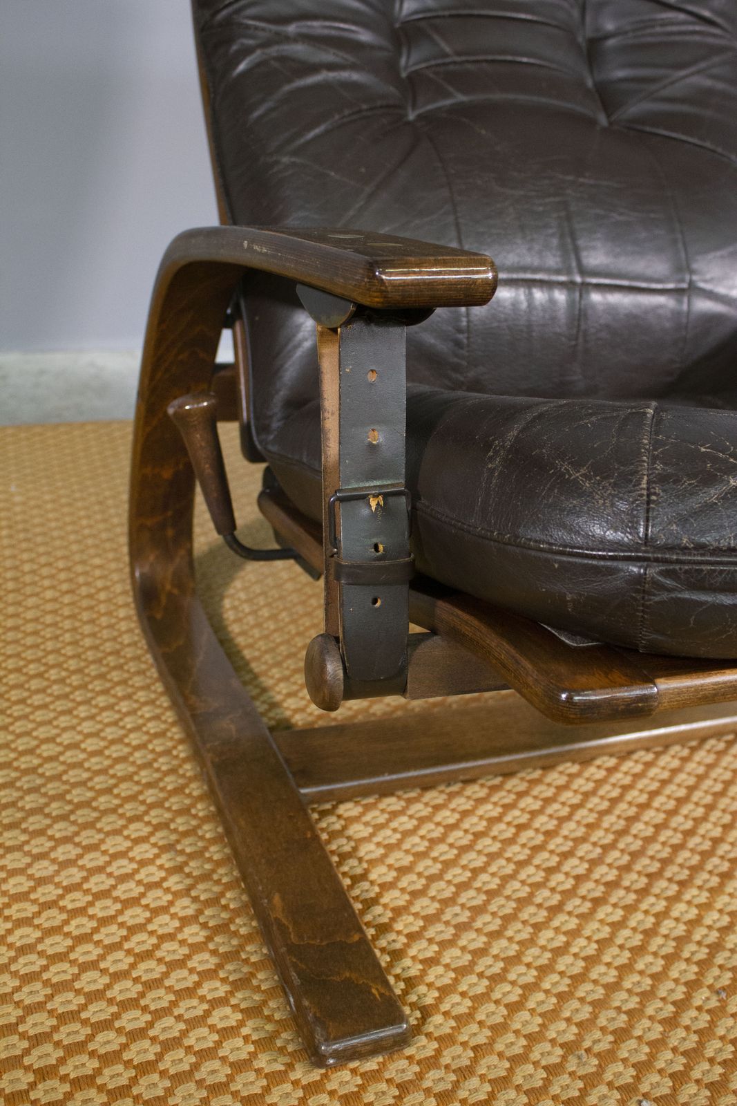Recliner Armchair With Footrest 1970 photo for sale