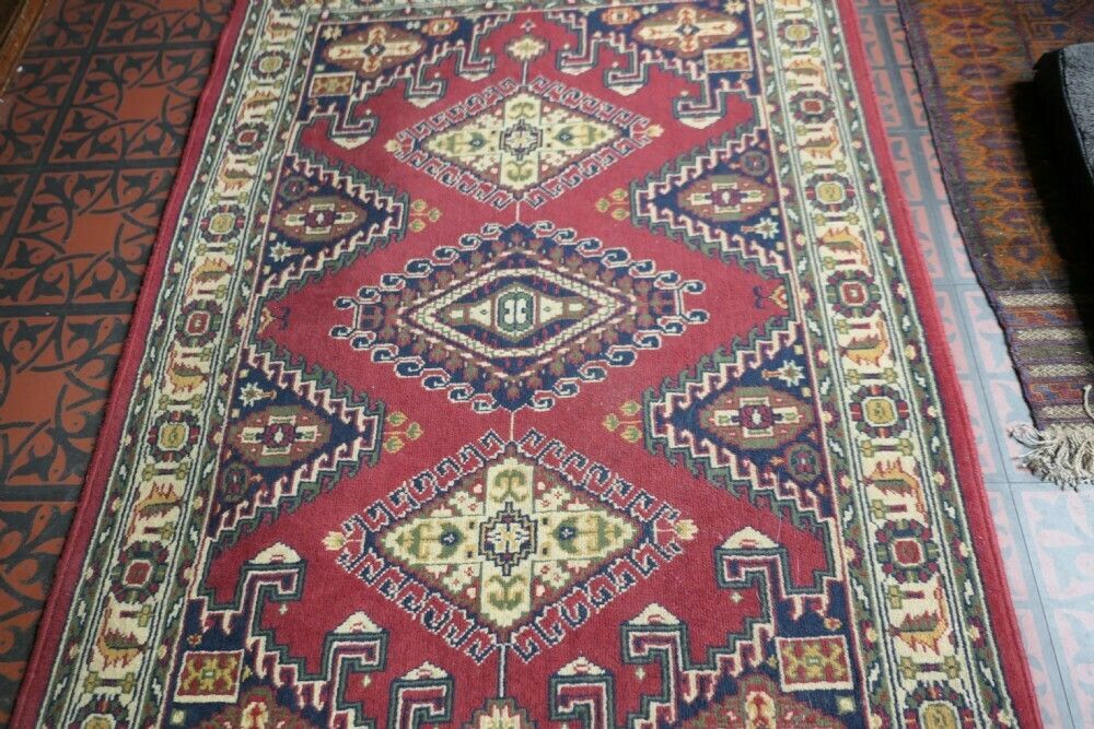 Vintage Tree Of Life Pattern Wool Carpet, Rug photo vinterior