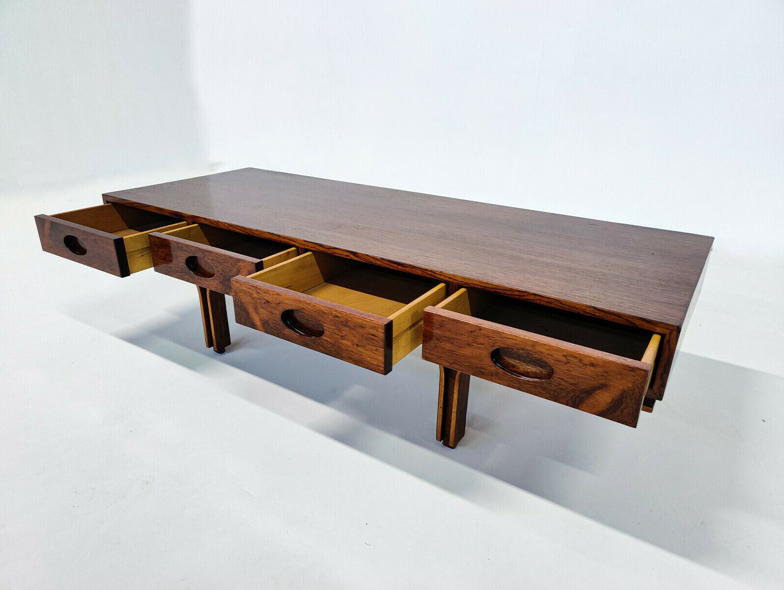 Italian Mid Century Coffee Table By Gianfranco Frattini For Bernini photo vinterior