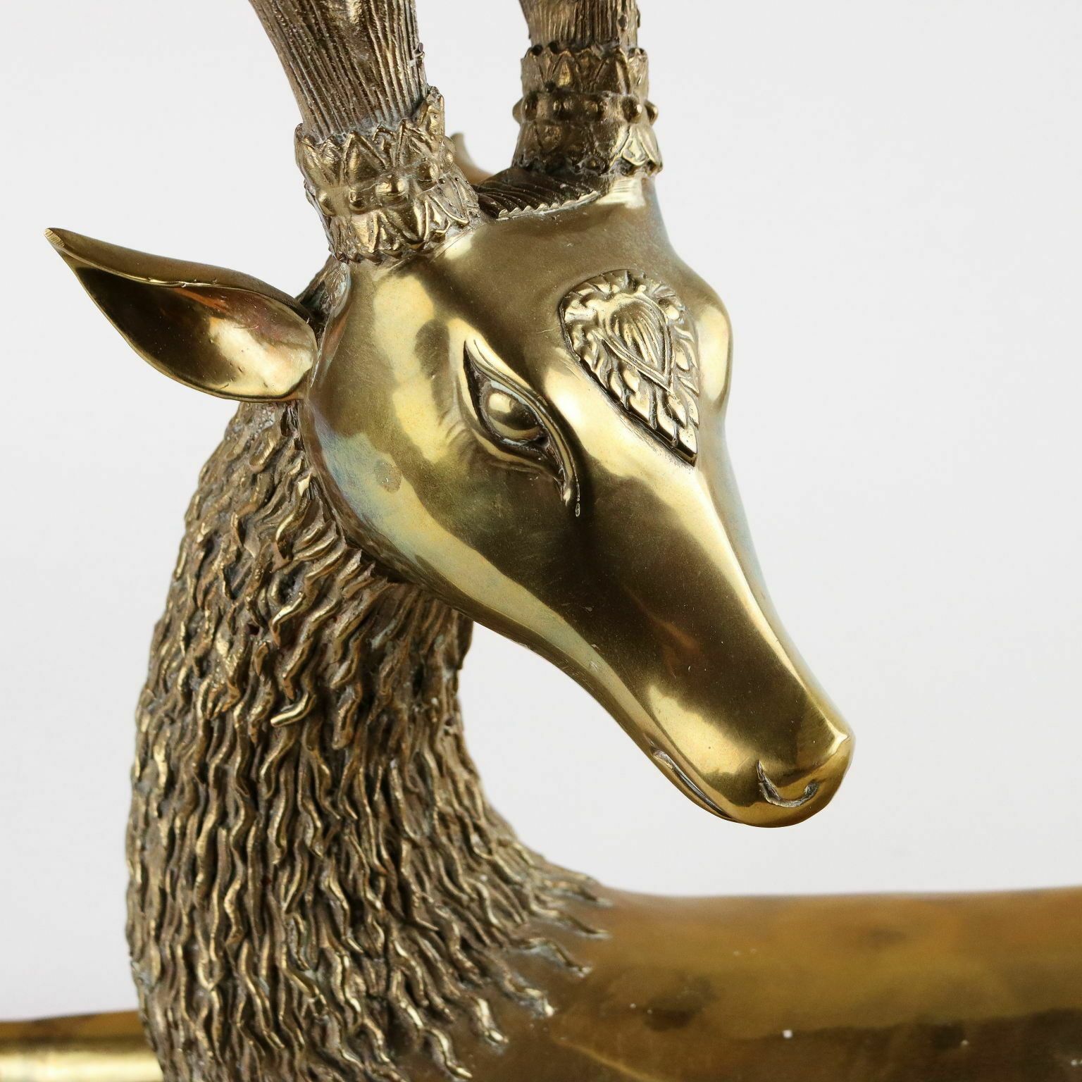 Deer Brass Sarreid Hollywood Regency Europe 1970s photo for sale