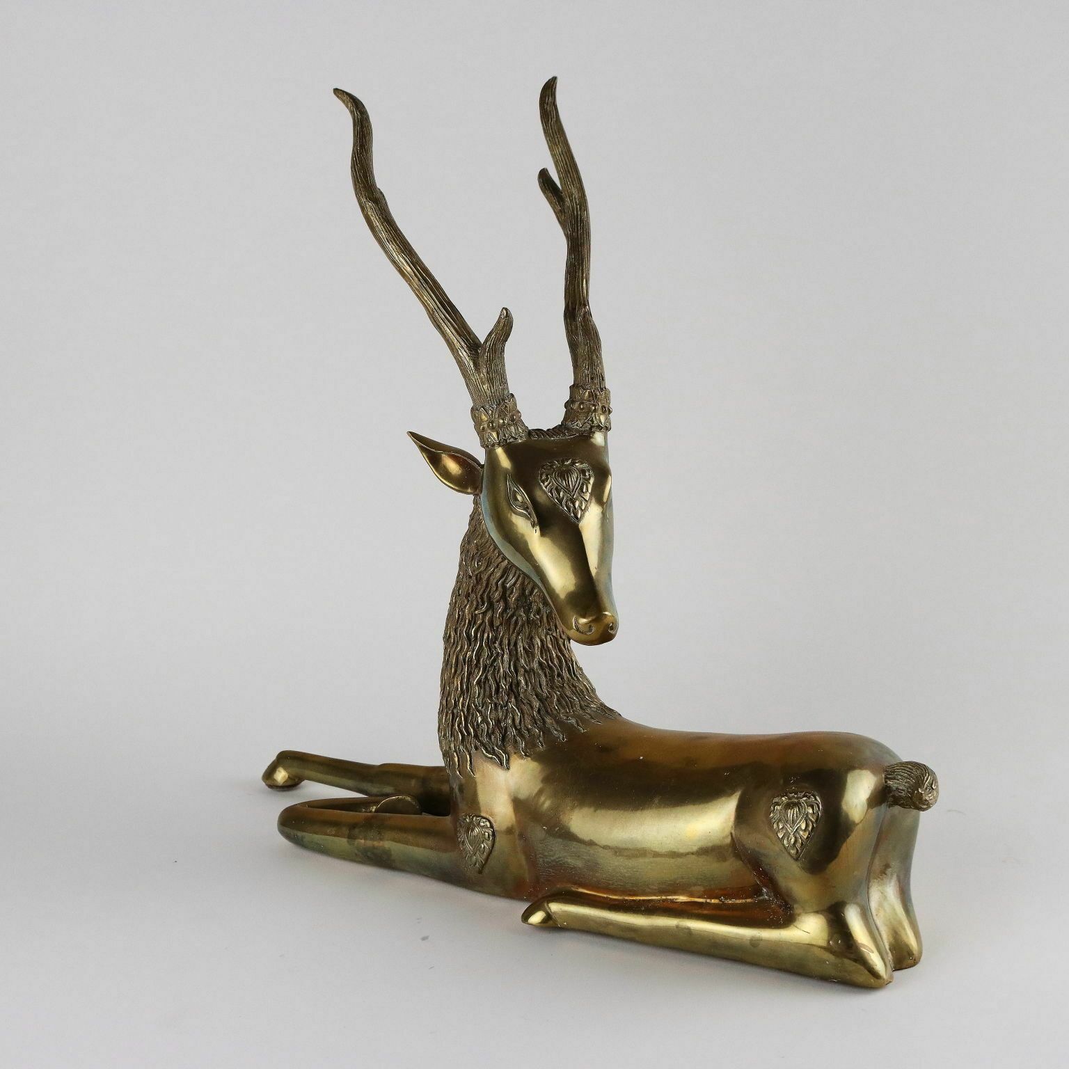 photo furniture Deer Brass Sarreid Hollywood Regency Europe 1970s