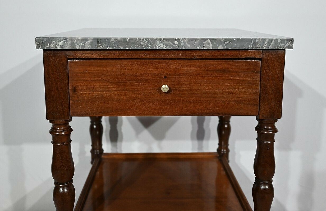 Small Serving Table In Cuban Mahogany, Restoration Period, Early 19th Century photo vintage