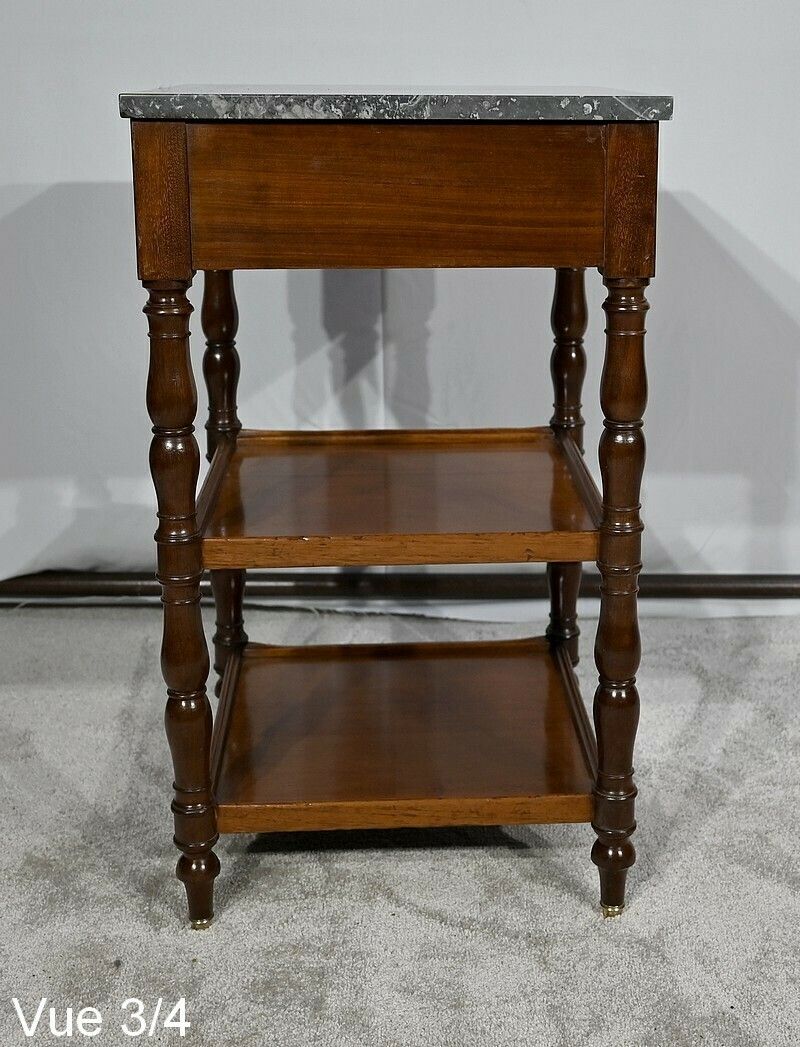 photo vintage Small Serving Table In Cuban Mahogany, Restoration Period, Early 19th Century