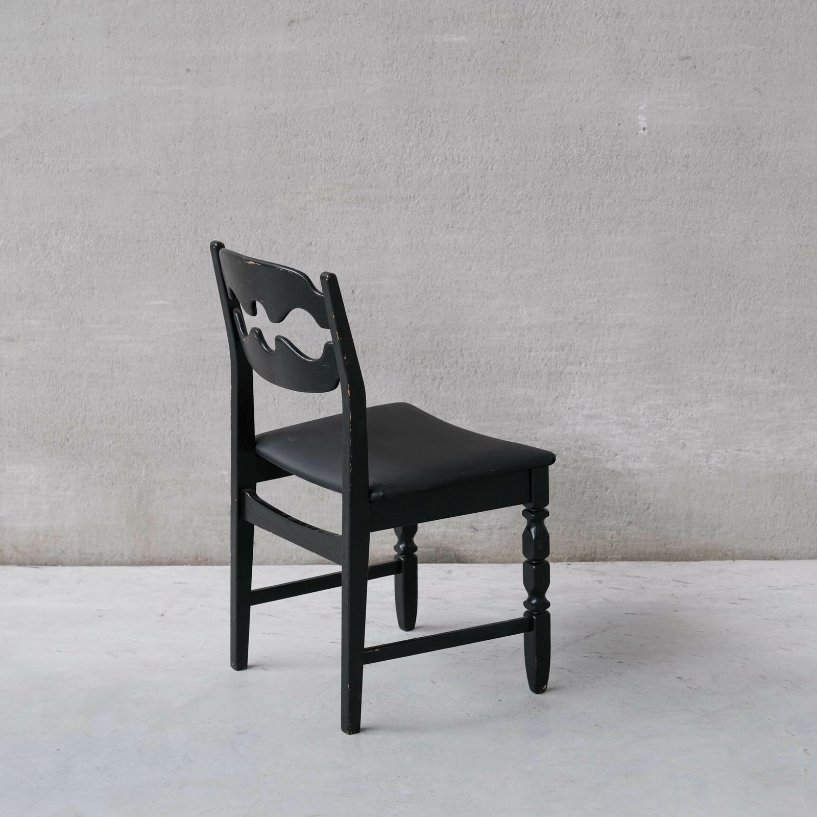 Henning Kjaernulf 'Razor' Mid Century Oak Danish Dining Chairs photo for sale