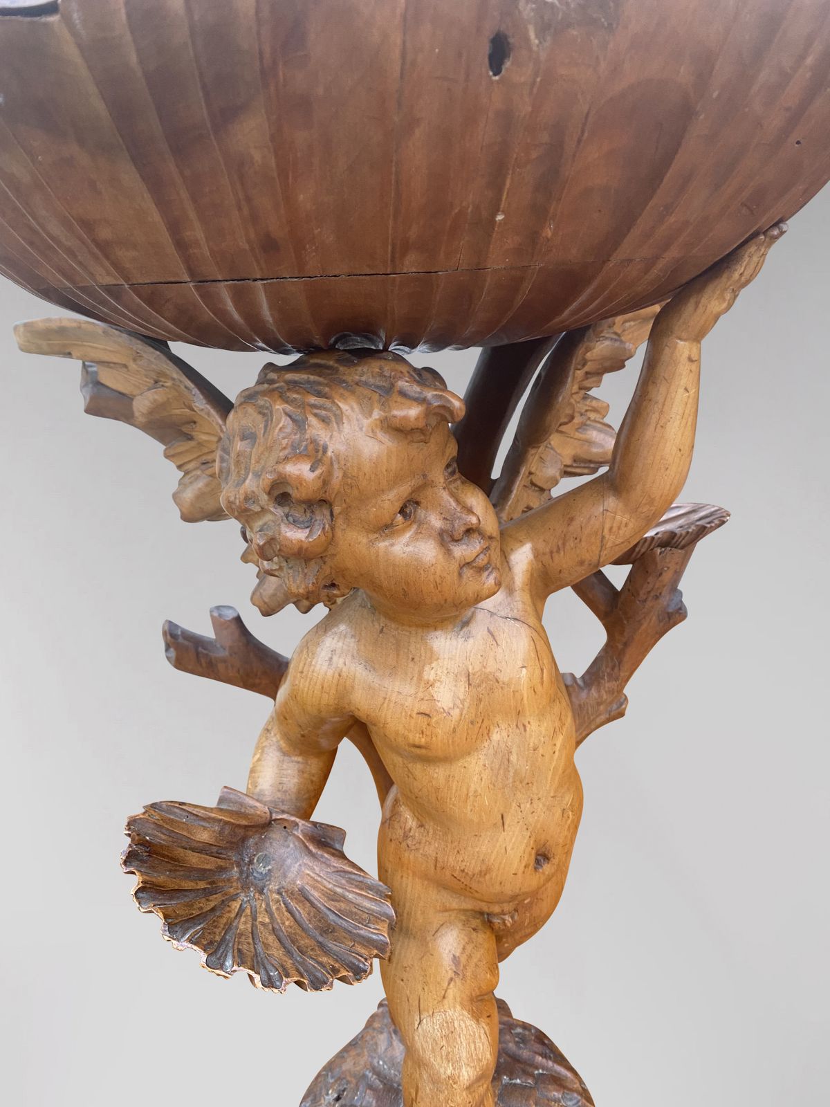 19th Century Italian Baroque Putti Statue photo buy