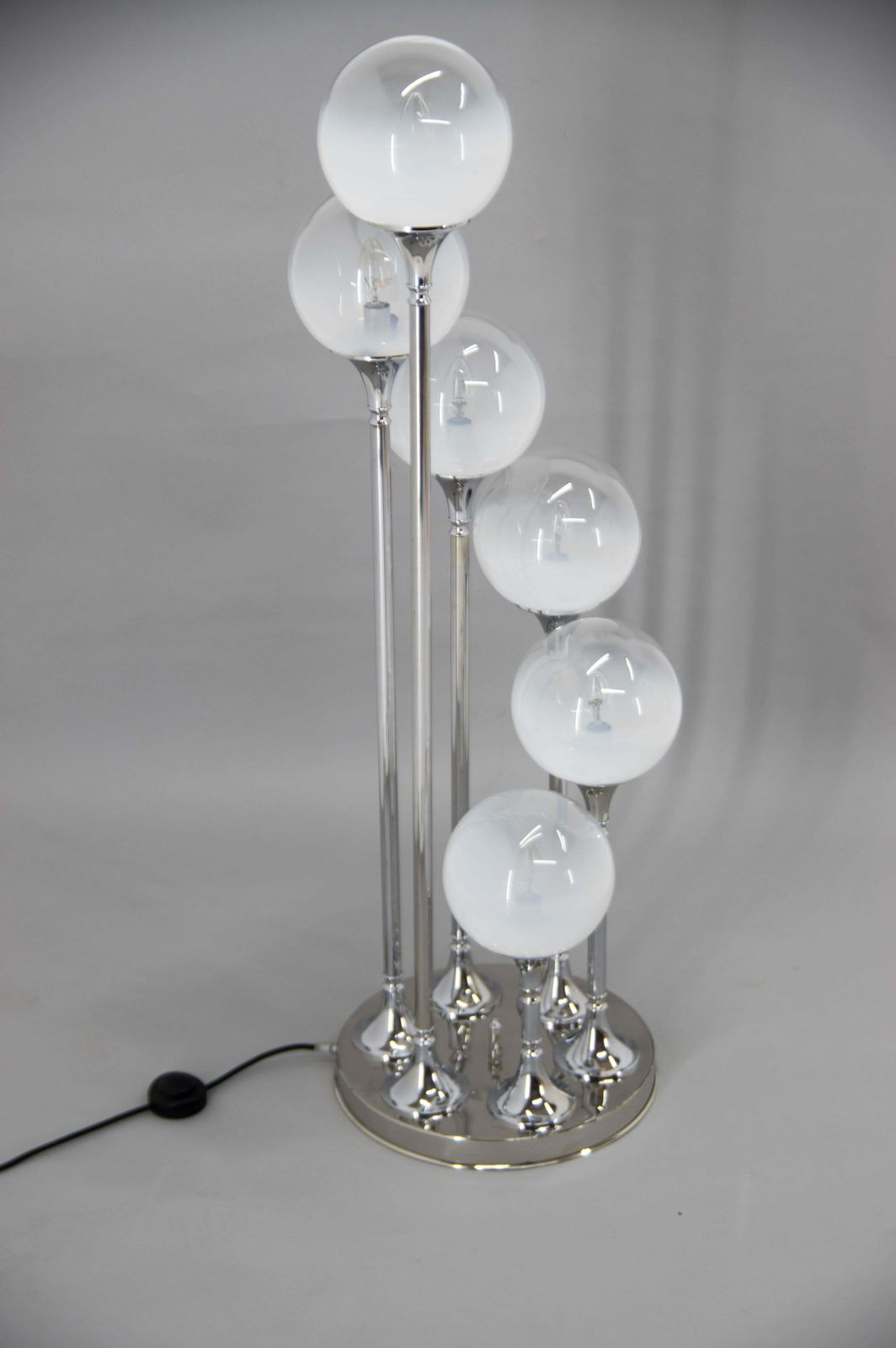 6 Arms Floor Lamp By Targetti Sankey, Italy, 1960s photo vintage