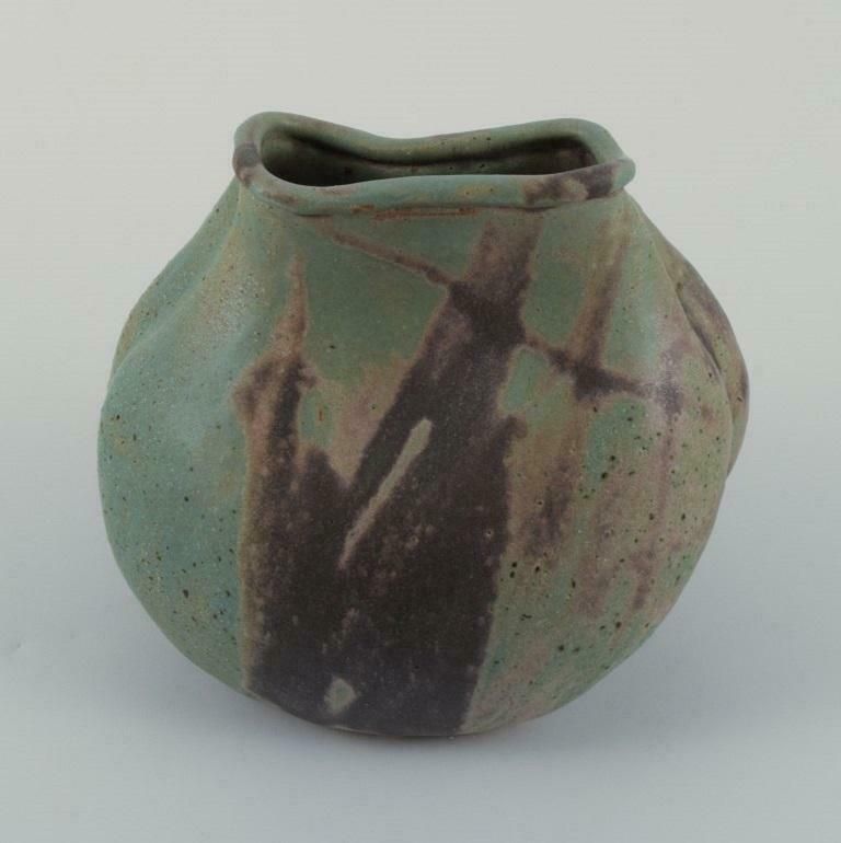 Christina Muff, Danish Contemporary Ceramicist. Unique Seedpod Vessel. photo Home Decor