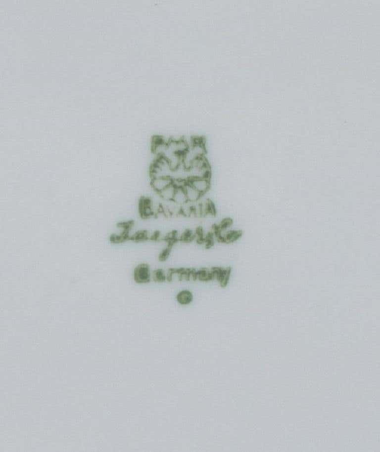 Pmr, Bavaria, Jaeger & Co, Germany. A Set Of Twelve Retro Plates In Porcelain photo 307.0