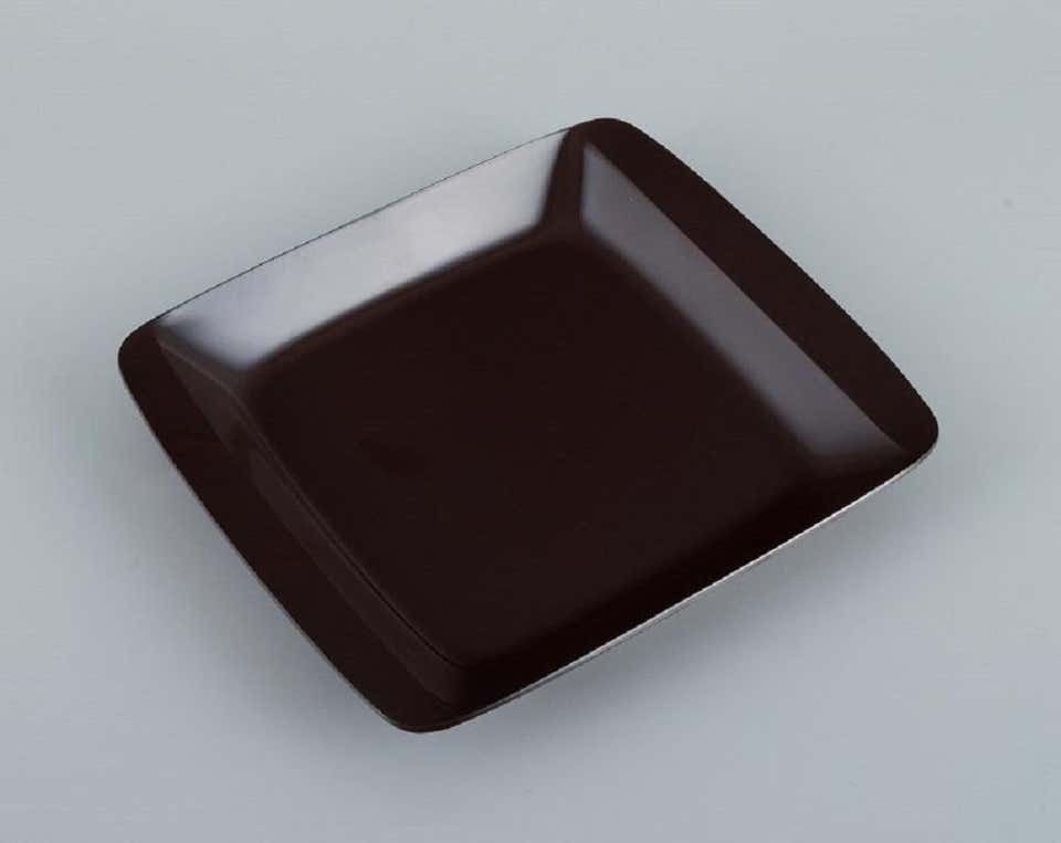 Fiskars, Finland, "Fiskamin", 5 Retro Plates In Orange And Brown Melamine photo 239.0
