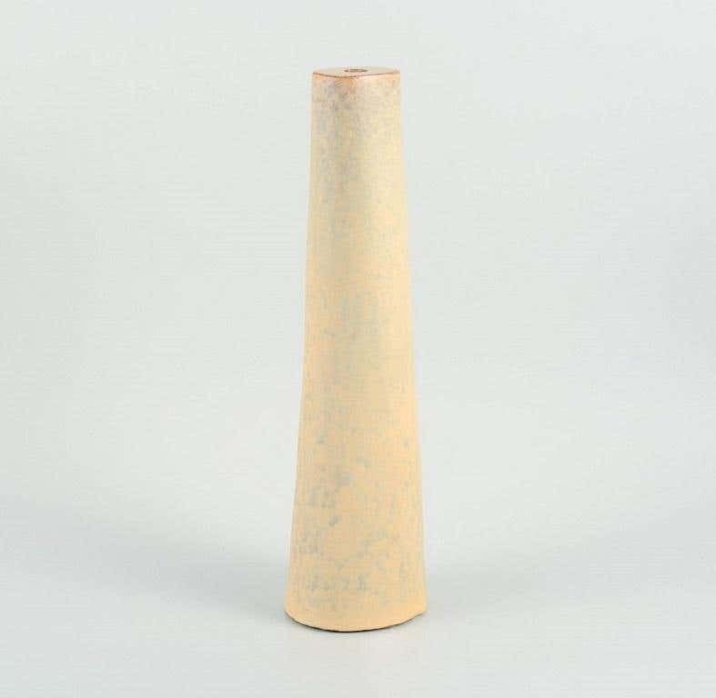 Marcello Fantoni, Italy, Ceramic Vase In Yellow Glaze, 1960s photo furniture