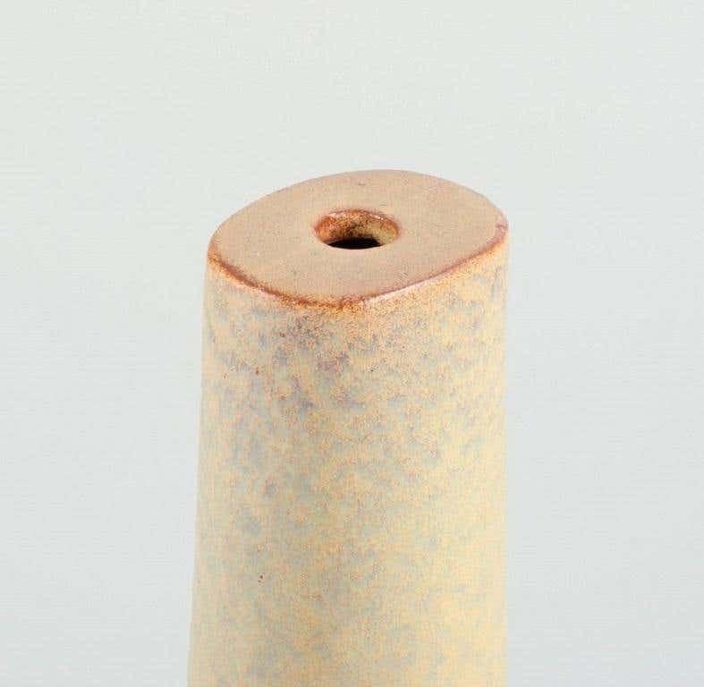 Marcello Fantoni, Italy, Ceramic Vase In Yellow Glaze, 1960s photo buy