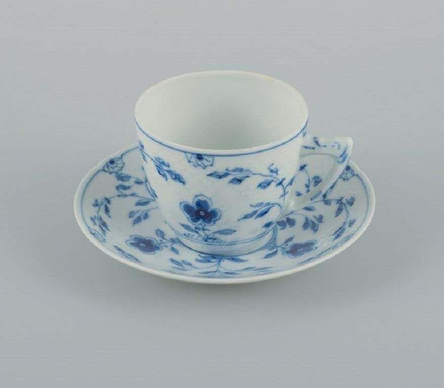 Bing & Grøndahl, Six Hand Painted Kipling Coffee Cups With Matching Saucers. photo for sale