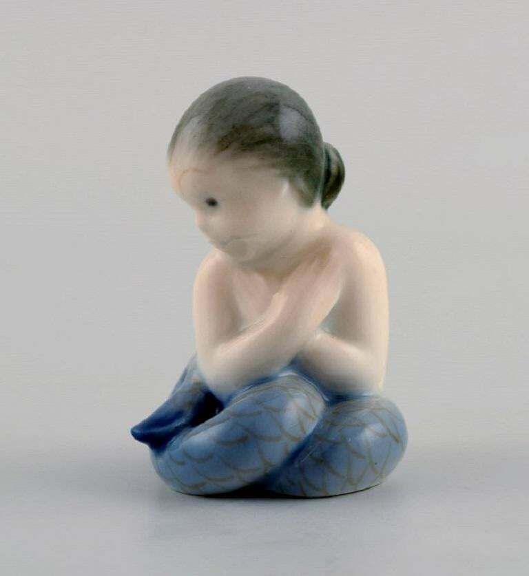 Royal Copenhagen Porcelain Figure  Little Mermaid  Model Number 2313 photo furniture