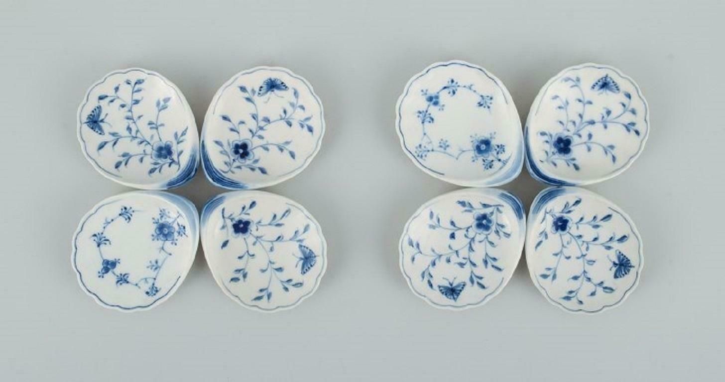 Bing And Grondahl Butterfly And Blue Fluted A Set Of Eight Small Bowls photo furniture