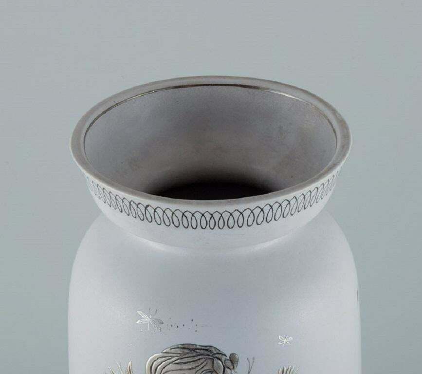 Stig Lindberg For Gustavsberg, Sweden. Large "Grazia" Ceramic Vase, Mid 20th C. photo vinterior