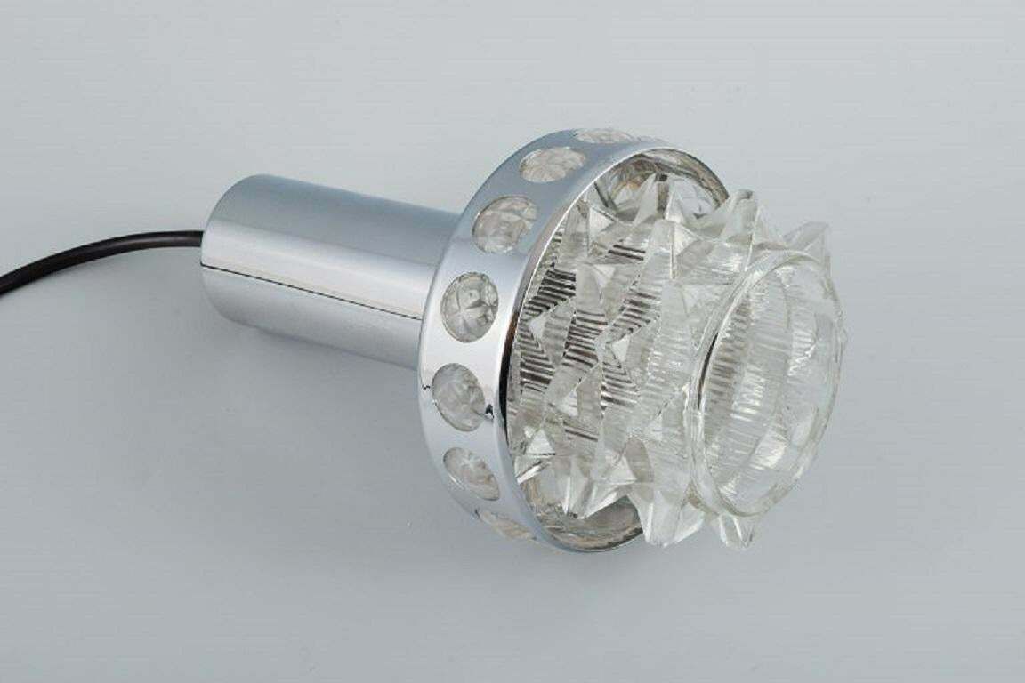 Raak, The Netherlands. Designer Lamp In Chrome, Plastic And Clear Glass. photo 305.0