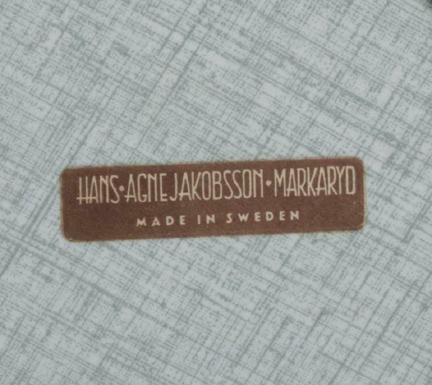 Hans Agne Jakobsson For Markaryd, A Pair Of Retro Wooden Table Lamps photo vintage