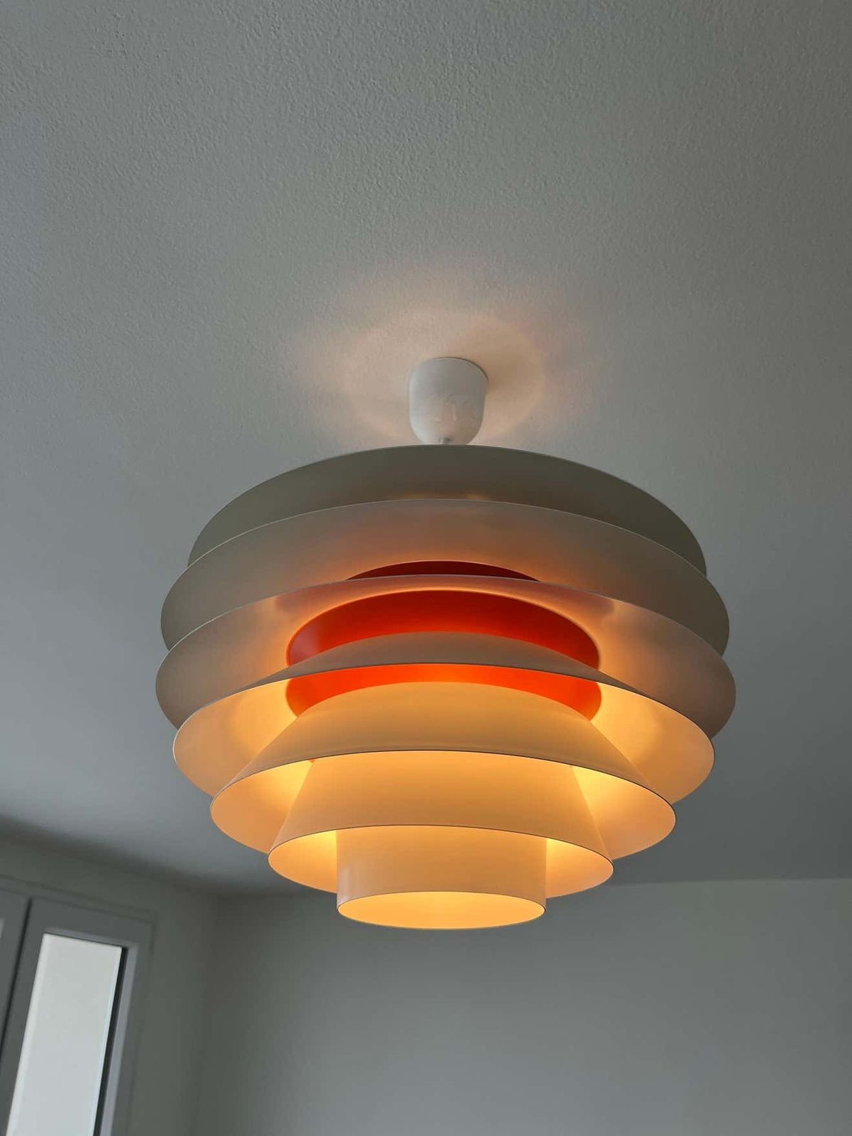 Pair Of Svend Middelboe "Verona" Pendant Light Produced By Nordisk Solar, 1960s photo for sale