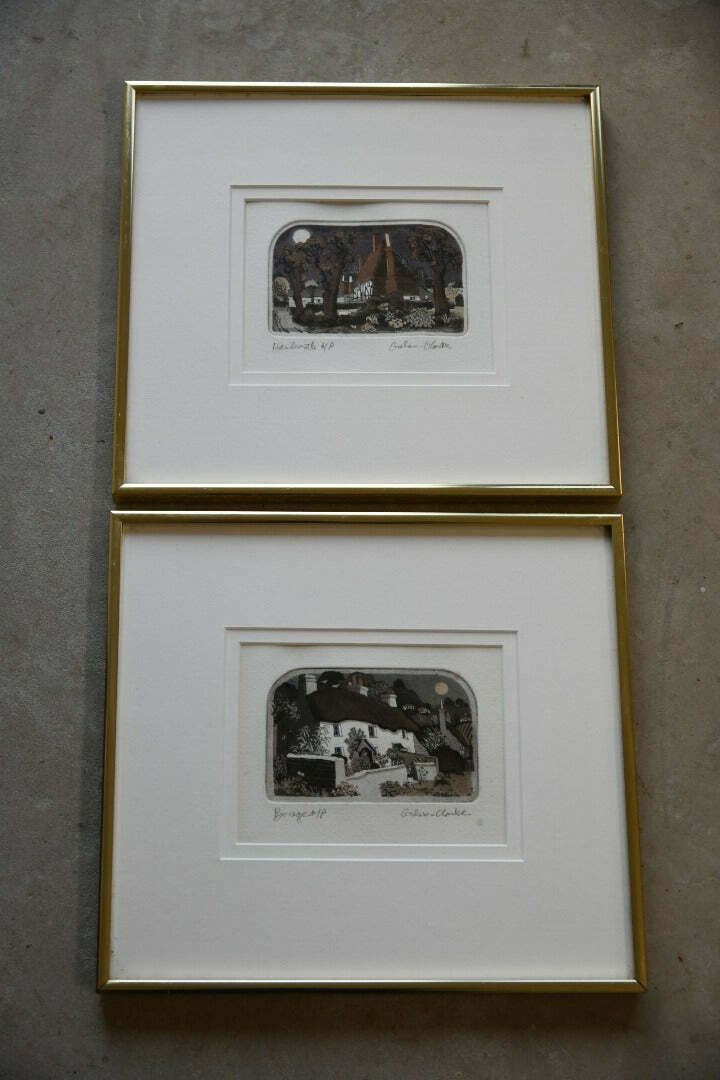 Graham Clarke Etchings Borage & Hawkermoth Artist Proof photo buy