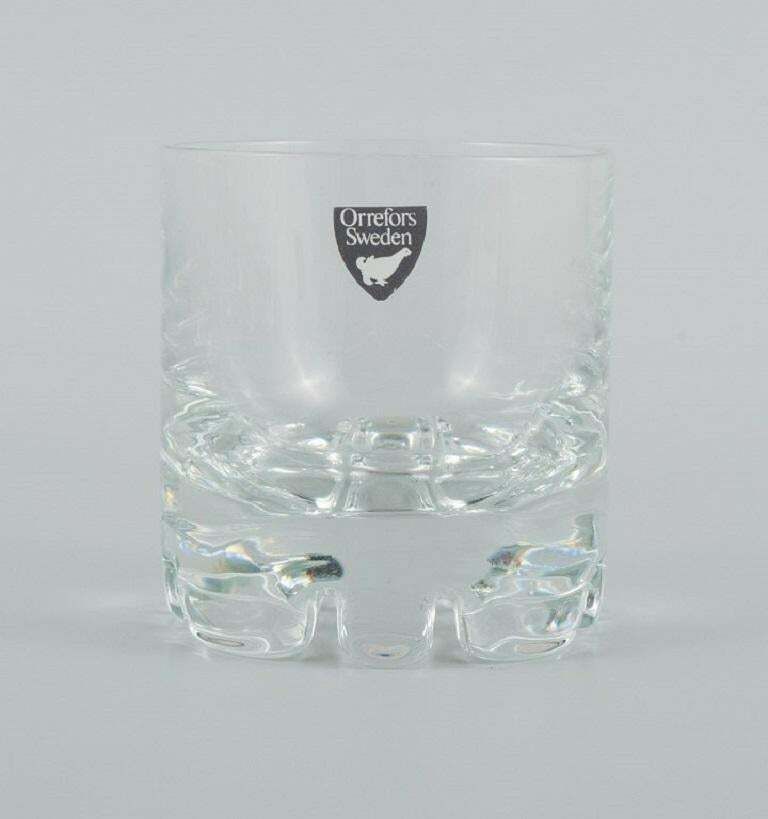 Orrefors. Swedish Art Glass. A Set Of 10 Whiskey Glasses. photo Home Decor