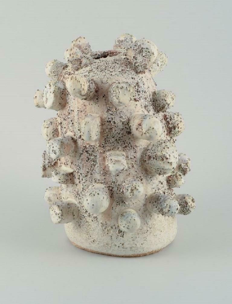 Christina Muff, Danish Contemporary Ceramicist. Large Unique Stoneware Sculpture photo for sale