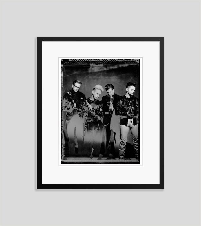 'Depeche Mode' By Kevin Westenberg Signed Limited Edition Framed In Black